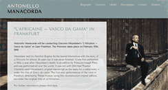 Desktop Screenshot of antonello-manacorda.com