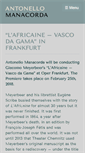 Mobile Screenshot of antonello-manacorda.com